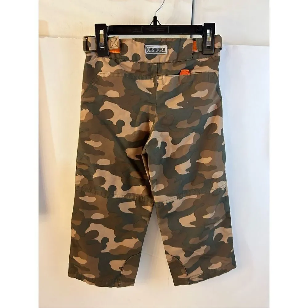 Oshkosh pant’s camouflage 4t lined rn#96367 adj.‎ waist